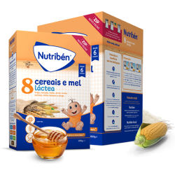 Nutribén Farinha Láctea 8 Cereais e Mel 250g