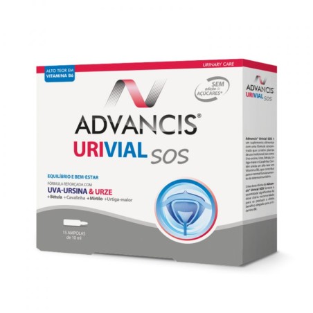 Advancis Urivial SOS - 15 Ampolas