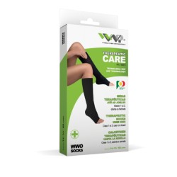 Wwo Meia Terapêutica AD Compressão Grau 2 Aberta - Cor Natur Tam. L