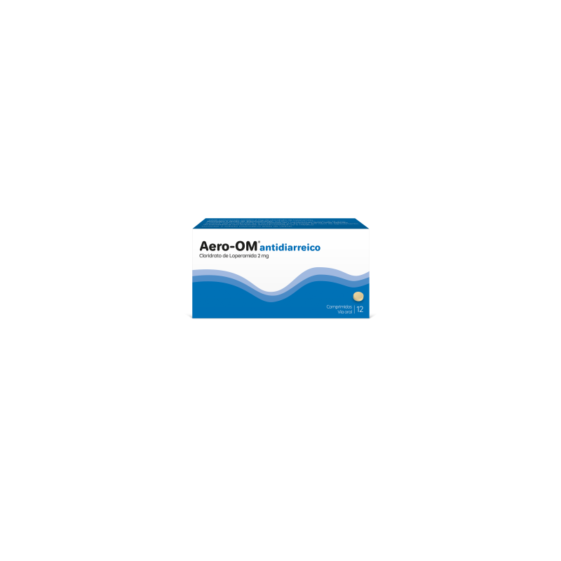 Aero-Om Antidiarreico , 2 Mg (X12 Comprimidos)