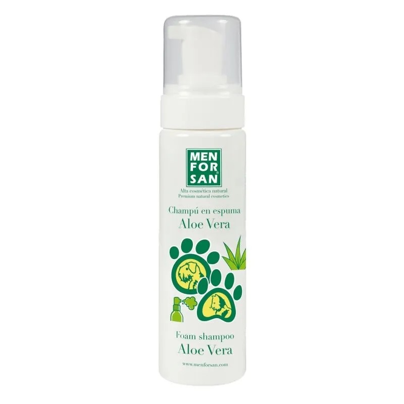 Menforsan Champô Em Espuma Com Aloé Vera Cães/Gatos 200ml