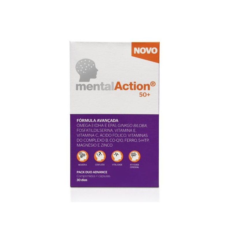 MentalAction 50+ 30 cápsulas +30 comprimidos