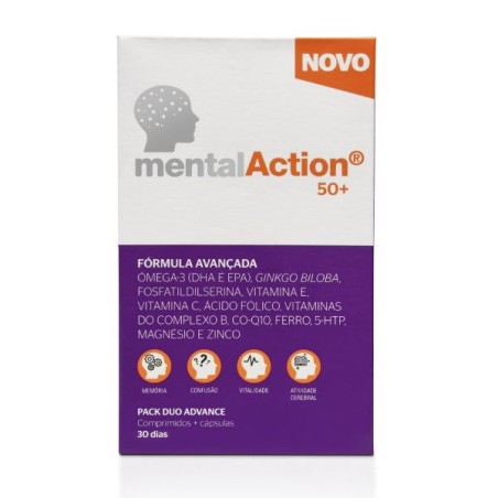 MentalAction 50+ 30 cápsulas +30 comprimidos