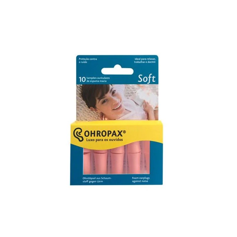 Ohropax Soft Tampões Auriculares Espuma (x10 unidades)
