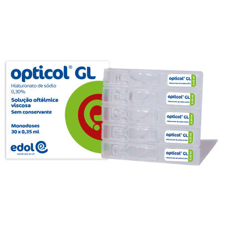 Opticol GL Solução Oftálmica 0,30%  0,35ml