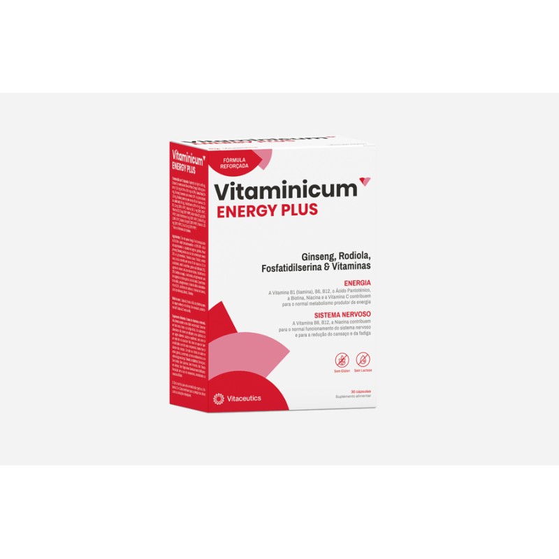 Vitaminicum Energy Plus - 30 Cápsulas
