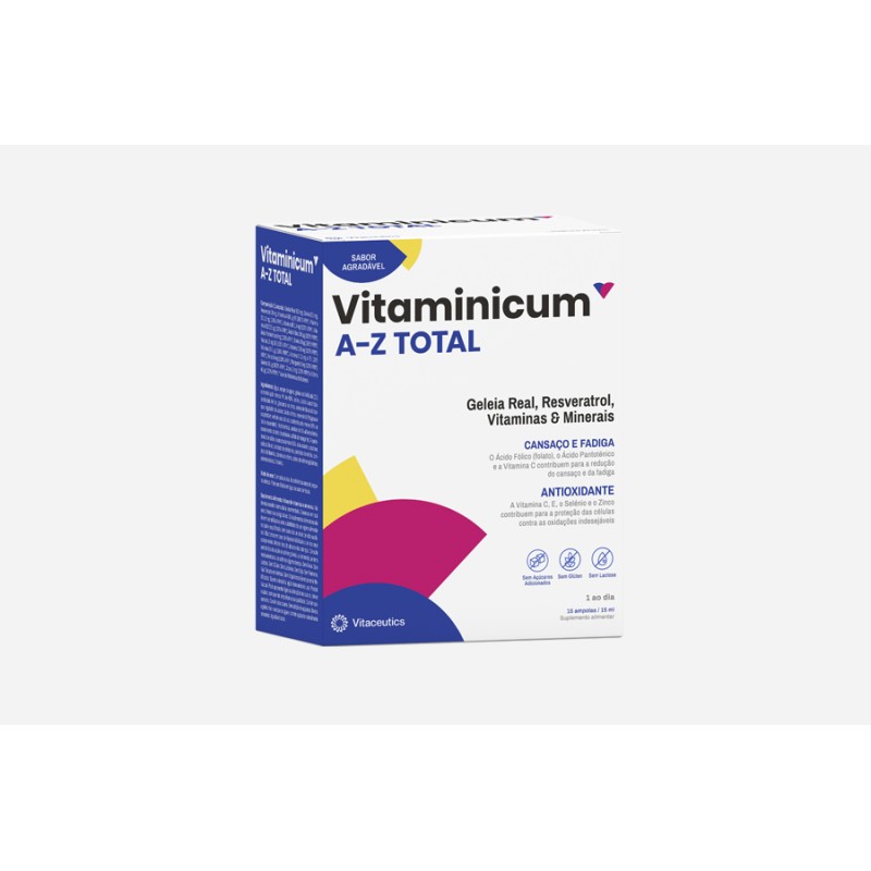 Vitaminicum A-Z Total 15 Ampolas bebíveis