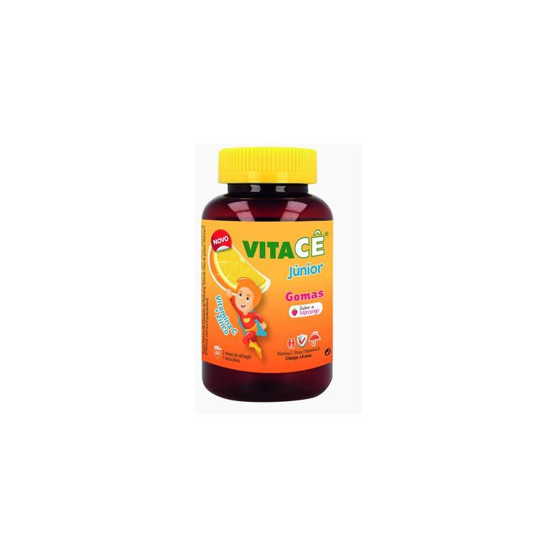Vitacê Junior 60 Gomas Morango