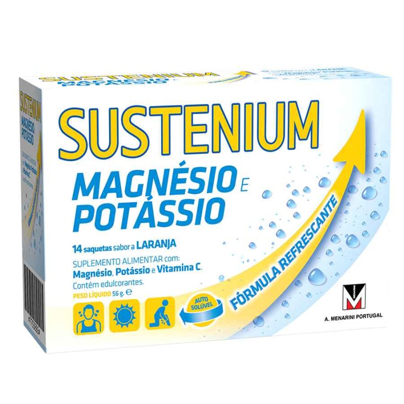 Sustenium Magnésio e Potássio 14 Saquetas