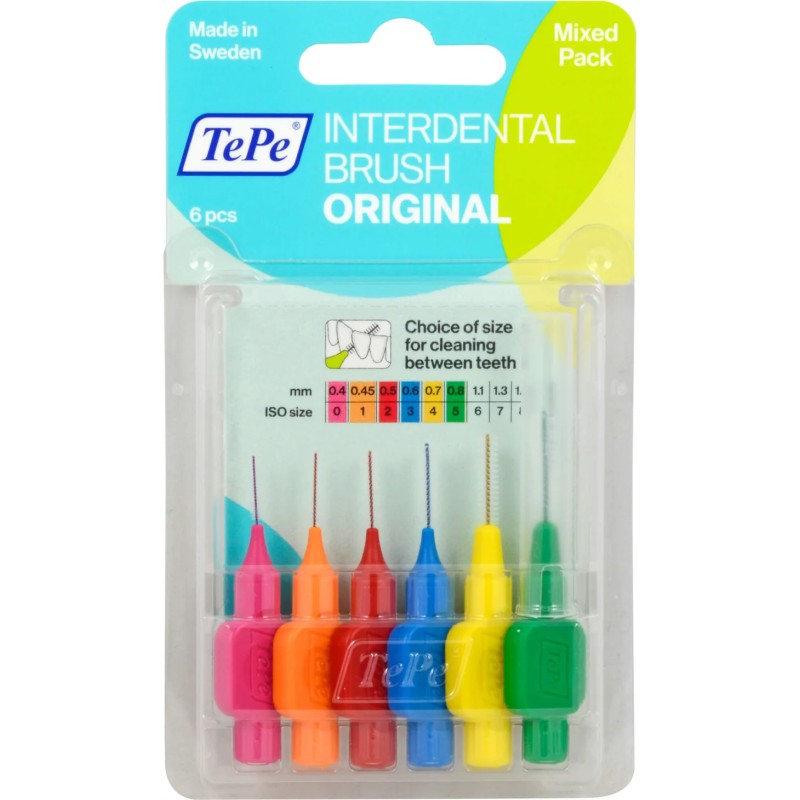 TePe Escovilhao Interdental Original Mix Tamanhos (x 6unidades)
