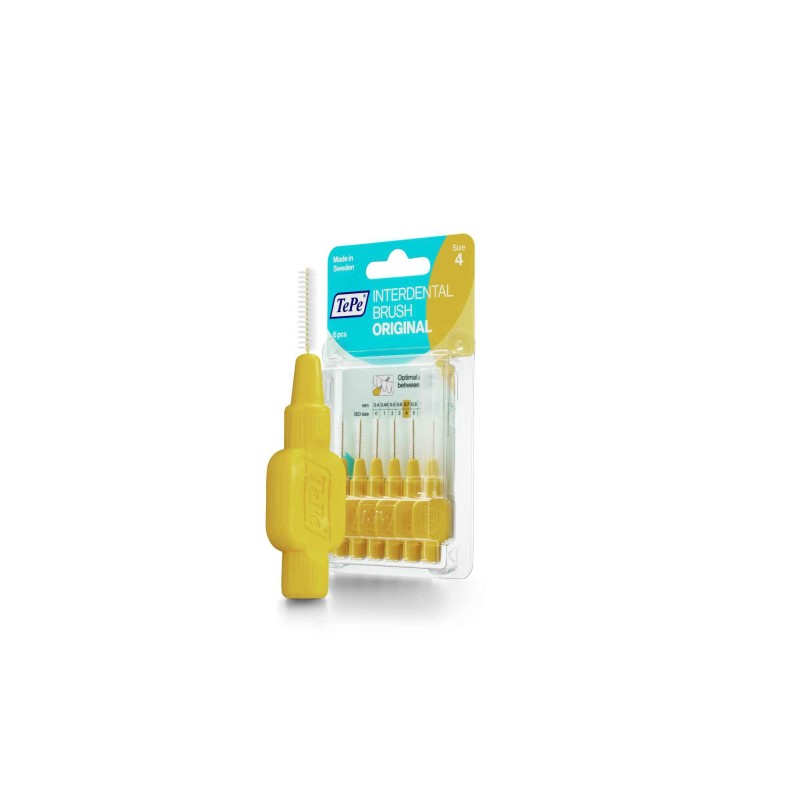 Tepe Original Escovilhão Interdentário 0.7mm Amarelo (x 6unidades)
