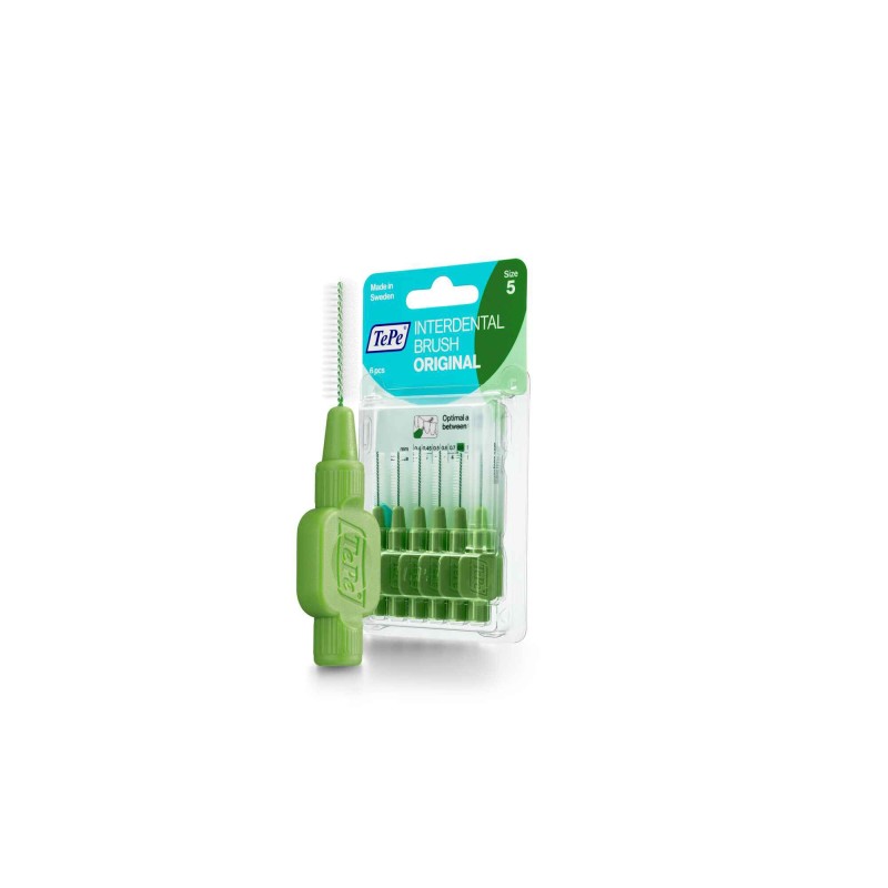 Tepe Original Escovilhão Interdentário 0.8mm Verde (x 6unidades)