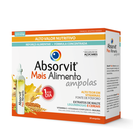 Absorvit Mais Alimento Ampolas (x20 unidades)