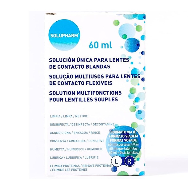 Solupharm Solução Única Lentes Contacto 60ml