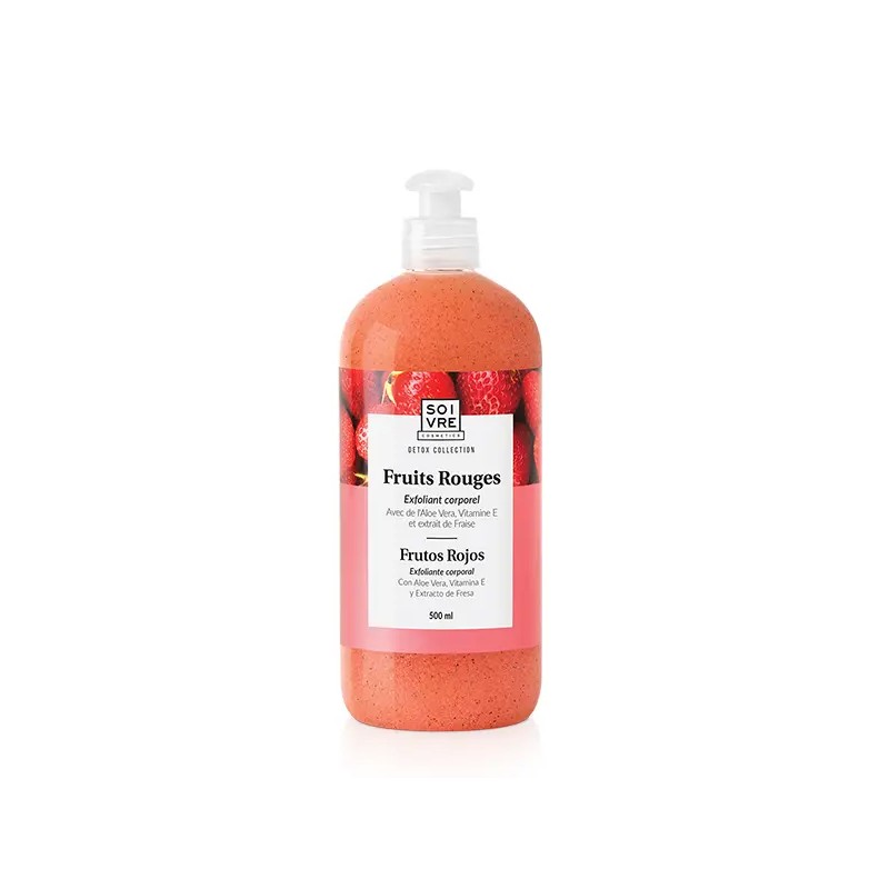 Soivre Detox Esfoliante Corporal Frutos Vermelhos 500ml