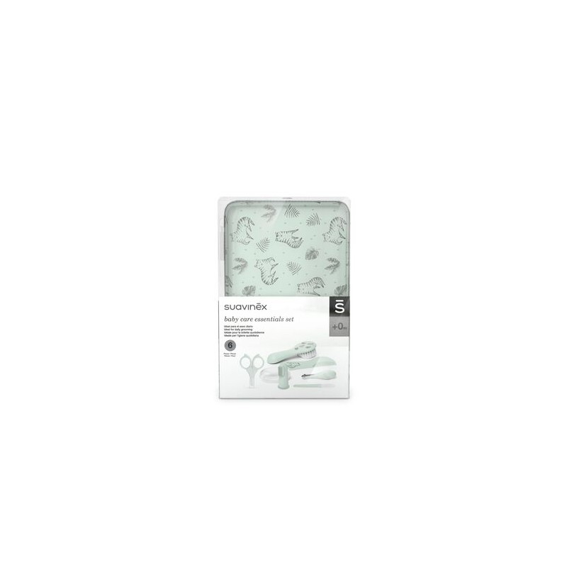 Suavinex Baby Care Kit Manicure Verde – Conjunto de 6 Peças para o Cuidado do Bebétotal segurança e praticidade.