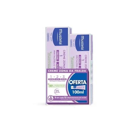 Mustela Bebé Creme Muda Fralda 123 150ml + OFERTA 100ml