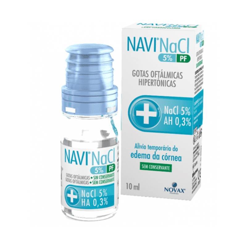 Navi Nacl 5% Solução Oftálmica Hipertónica 10ml