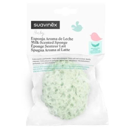 Suavinex Esponja com Aroma de Leite – Suave, Espumosa e Ideal para Bebé