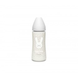 Suavinex Premium Biberão Tetina Papa Silicone +4M 360ml