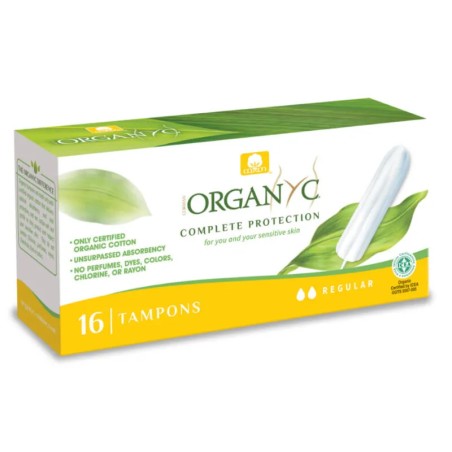 Organyc Tampão Regular sem Aplicador (x16 unidades)
