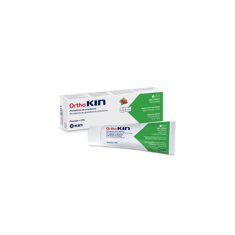 Ortho Kin Pasta Dentífrica Morango/Menta 75ml
