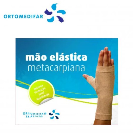 Ortomedinfar Mão Elástica Metacarpiana Bege Tam S