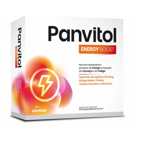 Panvitol Energy Boost 10ml 20 Ampolas