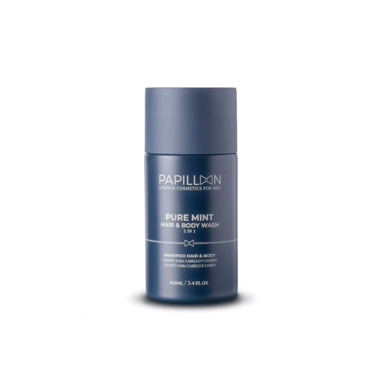 Papillon Pure Mint Champô Cabelo/barba/corpo 100ml