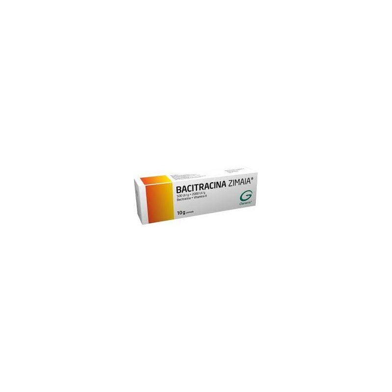 Bacitracina Zimaia 500/2000 UI/g Pomada 10g