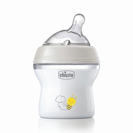 Chicco Biberão Natural Feeling Fluxo Lento 0M+ 150ml Cinzento