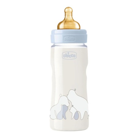 Chicco Biberão Original Touch 4M+ Latex Azul 330ml