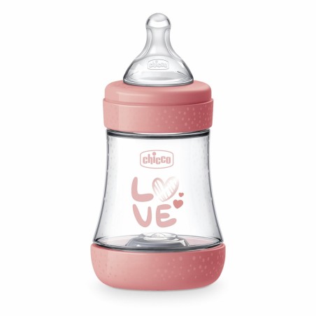 Chicco Biberão Perfect 5 Fluxo Lento 0M+ Silicone Rosa 150ml
