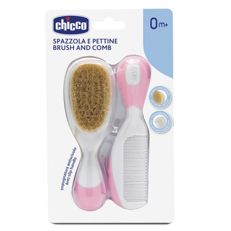 Chicco Escova E Pente Cerda Rosa