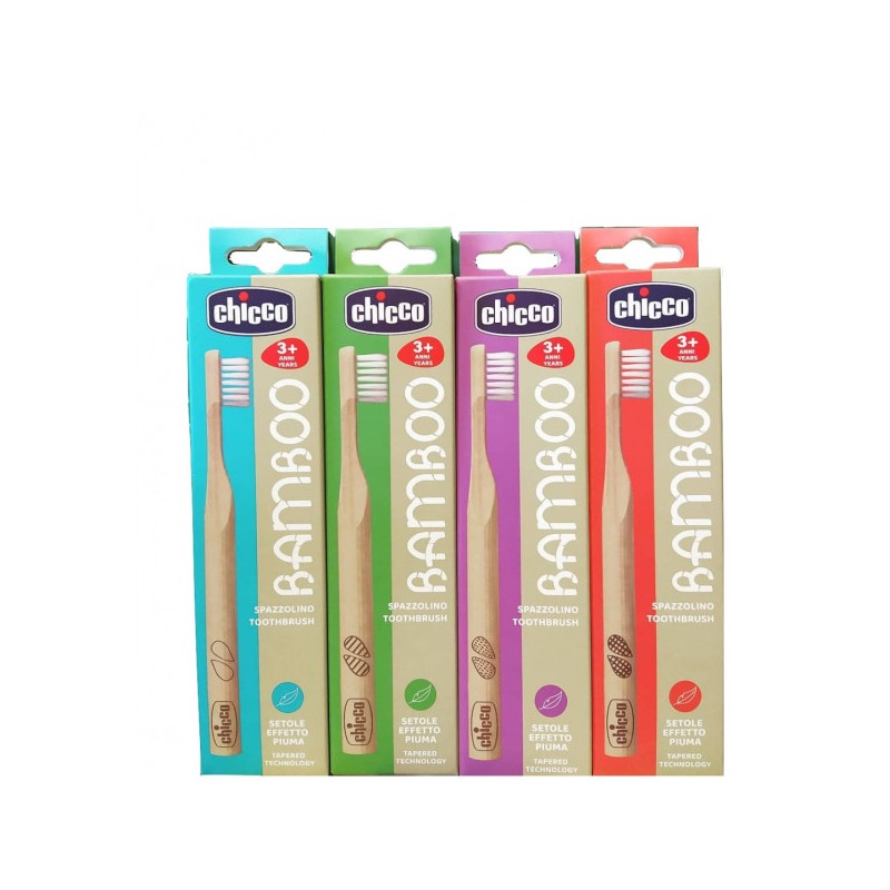 Chicco Escova de Dentes em Bambu 3A+