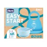 Chicco Conjunto de Papa Silicone Azul  +6M