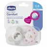 Chicco Chupetas Physio Comfort Menina 0-6M - 2 Unidades