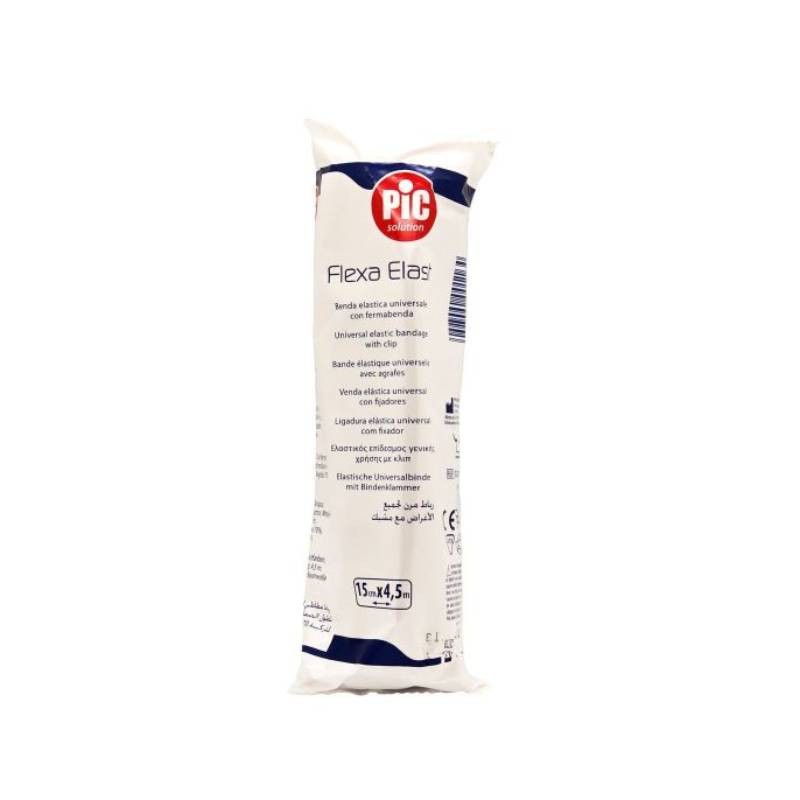 Pic Solution Flexa Elast Ligadura Elástica Branca 15cm