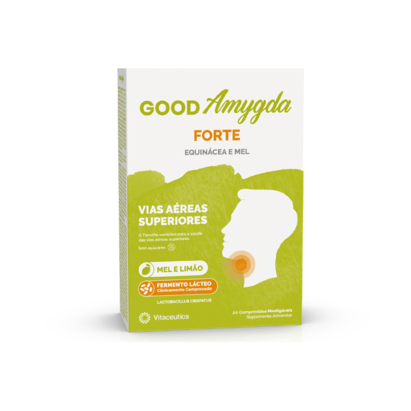 Good Amygda Mel e Limão - 20 Comprimidos Mastigáveis