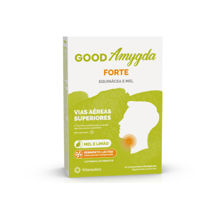 Good Amygda Mel e Limão - 20 Comprimidos Mastigáveis