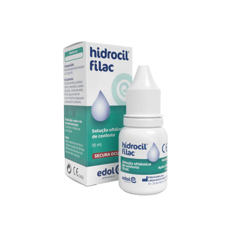 Hidrocil Filac Solução Oftálmica 10 mL