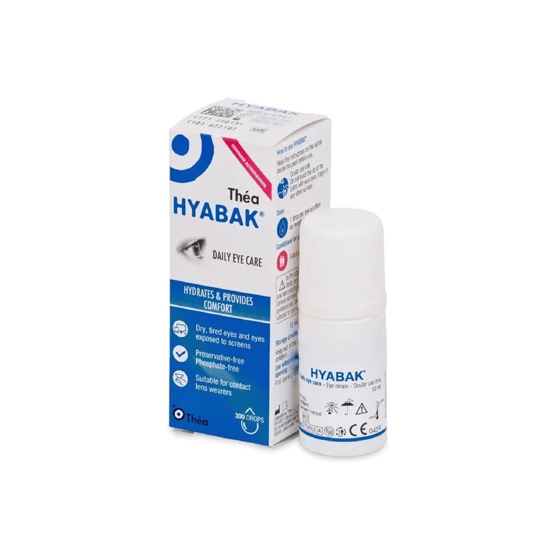 Hyabak Hipotónico Solução Lentes/Olhos 10ml