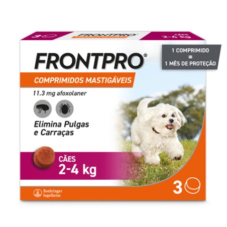 Frontpro 2-4kg 3 Comprimidos Mastigáveis