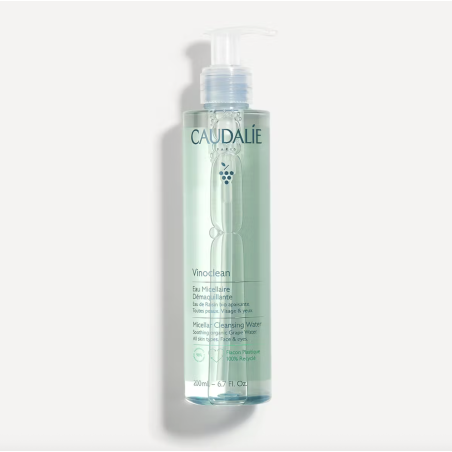 Caudalie Vinoclean Água Micelar Desmaquilhante 200ml – Limpeza Suave e Hidratação para Todos os Tipos de Pele