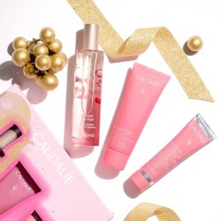 Caudalie Coffret Rose de Vigne – Trio Perfumado (Eau Fraîche 50ml + Gel Duche + Cuidado Corporal / Mãos)