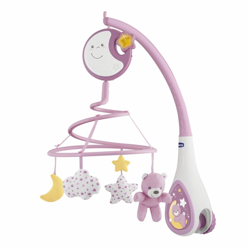 Chicco Móbile Next2Dreams Rosa | Móbile Musical com Luz e Projeção para Berço