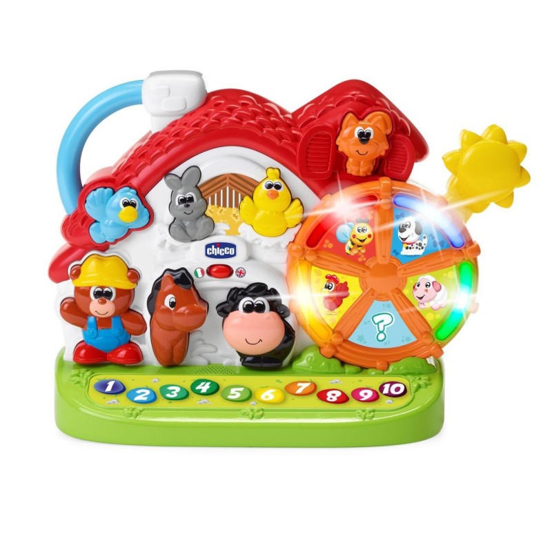 Chicco Quinta Interativa Bilingue | Brinquedo Educativo Português-Inglês para Bebés