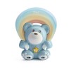 Chicco Projetor Ursinho Arco-Íris Azul | Luz Noturna e Música Relaxante para Bebé