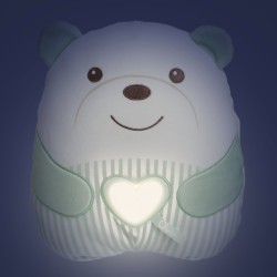 Chicco Doce Ursinho Neutro | Peluche Musical com Luz Noturna e Músicas Relaxantes para Bebé