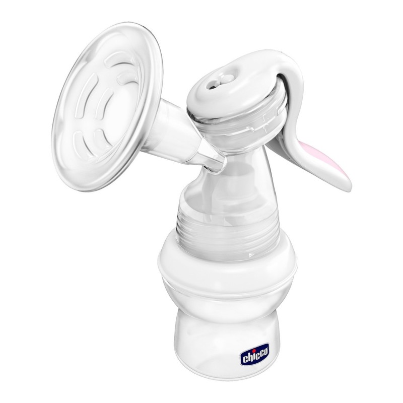 Chicco Bomba Tira-Leite Manual NaturalFeeling – Extração Suave e Confortável, Inspirada na Sucção Natural do Bebé